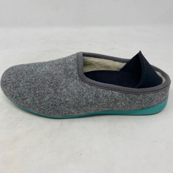Mahabis Classic Wool Slip On Comfy Slipper Gray Size 6 - Picture 2 of 8